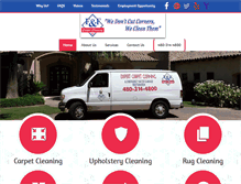 Tablet Screenshot of fnfcarpetcleaning.com